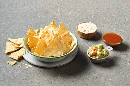 Free Corn Chips & Guac